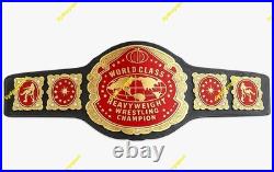 NEW World Class Heavyweight wrestling CHAMPIONSHIP BELT ADULT SIZE 2mm BRASS