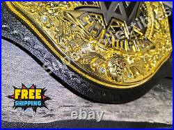 NEW World Heavy Weight Championship Belt Replica Title Belt Adult Zinc 8mm New