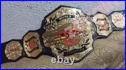 NEW World Heavyweight Wrestling Championship Belt ADULT SIZE 4MM ZINC