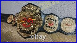 NEW World Heavyweight Wrestling Championship Belt ADULT SIZE 4MM ZINC