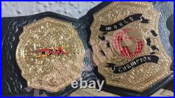 NEW World Heavyweight Wrestling Championship Belt ADULT SIZE 4MM ZINC