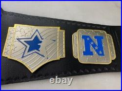 NFL Dallas Cowboys World Championship Leather title belt American Football team