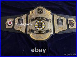 NHL Boston Bruins Championship Replica Adult Size Ice Hockey Wrestling Belt