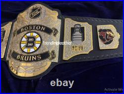 NHL Boston Bruins Championship Replica Adult Size Ice Hockey Wrestling Belt