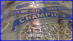 NWA American Heavyweight Wrestling Championship Leather Belt 4mm Zinc Plates