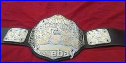 NWA BIG GOLD Championship Belt DUAL PLATED DEEP ETCHING Belt 4mm Zinc