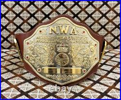 NWA BIG GOLD Championship Title belt Belt Multi Layered 8mm Zinc 3D