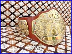 NWA BIG GOLD Championship Title belt Belt Multi Layered 8mm Zinc 3D NEW