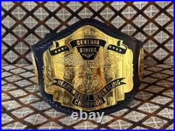 NWA Central States Heavyweight Wrestling Championship Title Belt 2mm Brass On