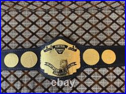 NWA Central States Heavyweight Wrestling Championship Title Belt 2mm Brass On