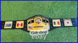 NWA DOMED GLOBE WORLD HEAVYWEIGHT CHAMPIONSHIP BELT 4mm ZINC BELT NWA DOMED GLOBE WORLD HEAVYWEIGHT CHAMPIONSHIP BELT 4mm ZINC BELT