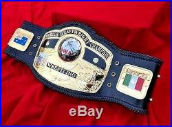 NWA Domed Globe World Heavyweight Wrestling Championship Belt Adult HANDMADE