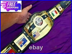 NWA Domed Globe World Heavyweight Wrestling Championship Belt Adult Size Replica