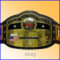 NWA Domed Globe World Heavyweight Wrestling Championship Belt Replica 2MM Title