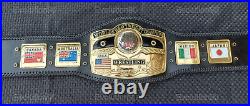 NWA Domed Globe World Heavyweight Wrestling Championship Belt Replica Zinc