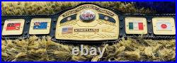 NWA Domed Globe World Heavyweight Wrestling Championship Replica Title Belt 6MM NWA Domed Globe World Heavyweight Wrestling Championship Replica Title Belt 6MM