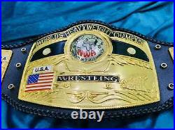 NWA Domed Globe World Heavyweight Wrestling Championship Replica Tittle Belt 2MM