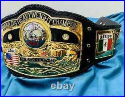NWA Domed Globe World Heavyweight Wrestling Championship Replica Tittle Belt 2MM
