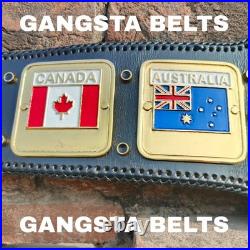 NWA Domed Globe World Heavyweight Wrestling Championship Replica Tittle Belt 2MM