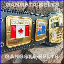 NWA Domed Globe World Heavyweight Wrestling Championship Replica Tittle Belt 2MM