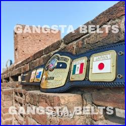 NWA Domed Globe World Heavyweight Wrestling Championship Replica Tittle Belt 2MM