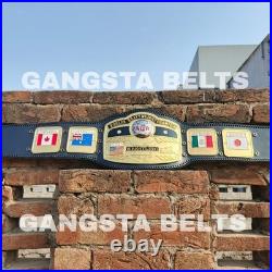 NWA Domed Globe World Heavyweight Wrestling Championship Replica Tittle Belt 2MM
