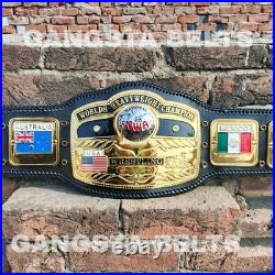 NWA Domed Globe World Heavyweight Wrestling Championship Replica Tittle Belt 2MM