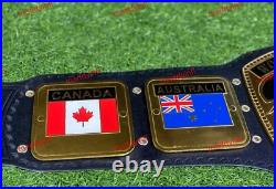 NWA Domed Globe World Heavyweight Wrestling Championship Replica Tittle Belt 4MM NWA Domed Globe World Heavyweight Wrestling Championship Replica Tittle Belt 4MM