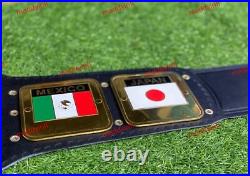 NWA Domed Globe World Heavyweight Wrestling Championship Replica Tittle Belt 4MM NWA Domed Globe World Heavyweight Wrestling Championship Replica Tittle Belt 4MM