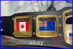 NWA Domed Globe World Heavyweight Wrestling Championship Replica Tittle Belt 4MM NWA Domed Globe World Heavyweight Wrestling Championship Replica Tittle Belt 4MM