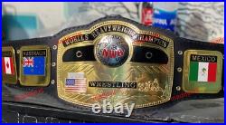 NWA Domed Globe World Heavyweight Wrestling Championship Replica Tittle Belt 4MM NWA Domed Globe World Heavyweight Wrestling Championship Replica Tittle Belt 4MM