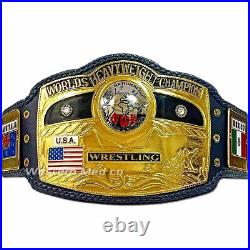 NWA Doomed Globe World Heavyweight Championship Replica Title Belt 4mm Zinc New