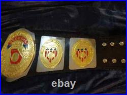 NWA Georgia Heavyweight Wrestling Championship Leather Belt Dual Layers