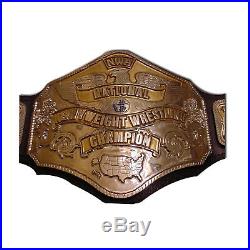 NWA National Heavyweight Wrestling Title Replica Championship Belt Brass Metal