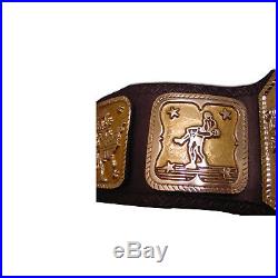 NWA National Heavyweight Wrestling Title Replica Championship Belt Brass Metal