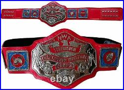 NWA National Television Championship Wrestling Replica Title Leather Belt 2mm