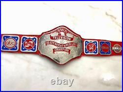 NWA National Television Championship Wrestling Replica Title Leather Belt 4mm
