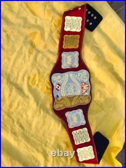 NWA North American World Heavyweight Championship Leather Belt