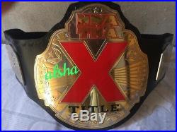 NWA-TNA X Division Championship belt adult