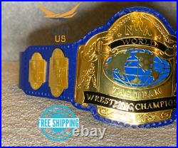 NWA Tag Team Heavyweight Wrestling Championship Replica Tittle Belt 2MM Brass
