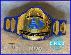 NWA Tag Team Heavyweight Wrestling Championship Replica Tittle Belt 4MM Brass