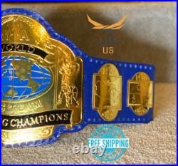 NWA Tag Team Heavyweight Wrestling Championship Replica Tittle Belt 4MM Brass