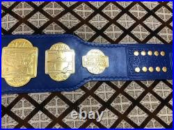 NWA Tag Team Heavyweight Wrestling Championship Replica Tittle Belt Brass Metal