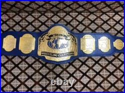 NWA Tag Team Heavyweight Wrestling Championship Replica Tittle Belt Brass Metal