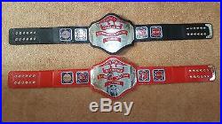 NWA Television Heavyweight Championship Belt Adult Size with WOODEN CASE