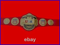 NWA USA UNITED STATES TAG TEAM CHAMPIONSHIP ADULT BELT 4MM zinc