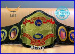 NWA United States Heavyweight Wrestling Championship Replica Belt Black 4MM Bras