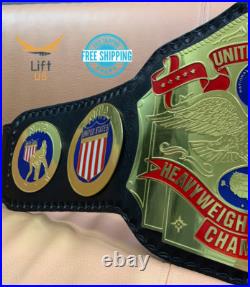 NWA United States Heavyweight Wrestling Championship Replica Belt Black 4MM Bras