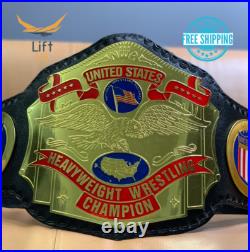 NWA United States Heavyweight Wrestling Championship Replica Belt Black 4MM Bras