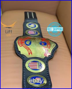 NWA United States Heavyweight Wrestling Championship Replica Belt Black 4MM Bras